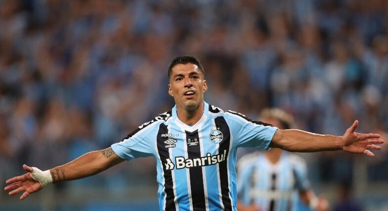 Porto Alegre, Brazil. 22nd June, 2023. Luis Suarez of Gremio