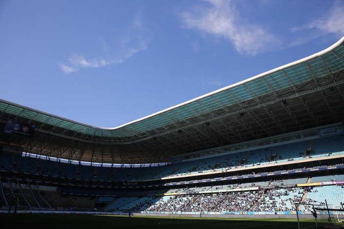 Erros inadmissíveis das pessoas que administram a a Arena no jogo contra o Fluminense