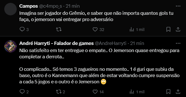 Após empate, torcida do Grêmio se irrita com titular de Mano: 'Não dá mais'