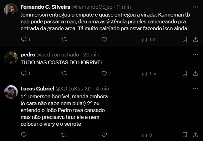 Após empate, torcida do Grêmio se irrita com titular de Mano: 'Não dá mais'