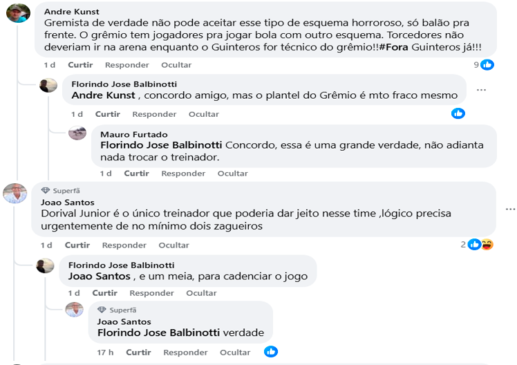 Ponto final: Torcida do Grêmio quer saída de Quinteros e pressiona direção por mudança