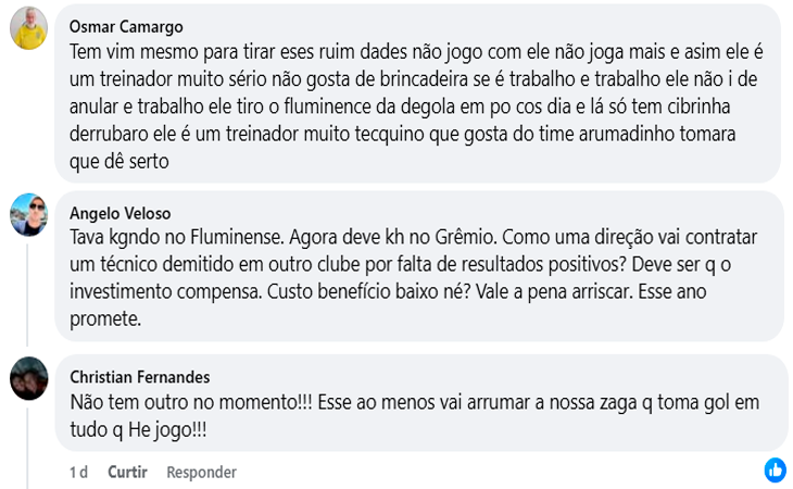 Volta de Mano Menezes divide a torcida do Grêmio e escancara crise de confiança com a direção