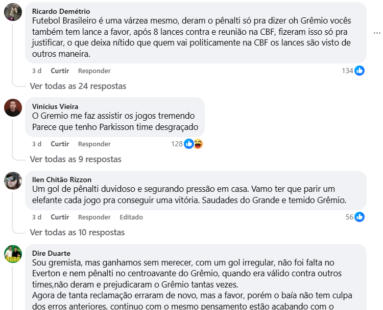 Grêmio venceu o Bahia, mas torcida dispara: "Parir um elefante por jogo pra ganhar"