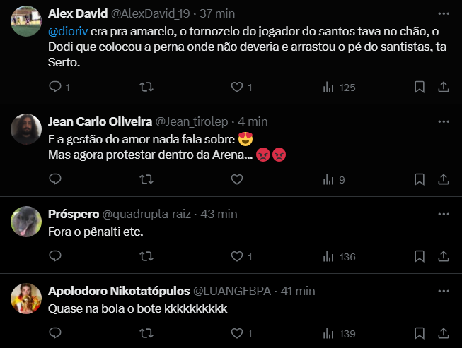 Torcida do Grêmio se revolta com sequência de erros da arbitragem no Brasileirão "Pênalti claro"