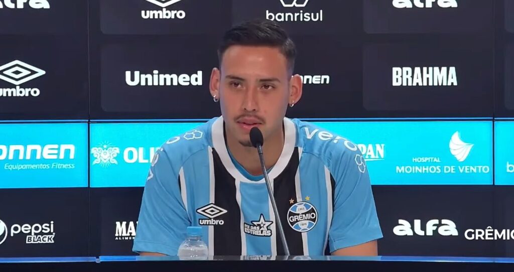Grêmio apresenta Erick Noriega: volante mira evolução e promete intensidade em campo